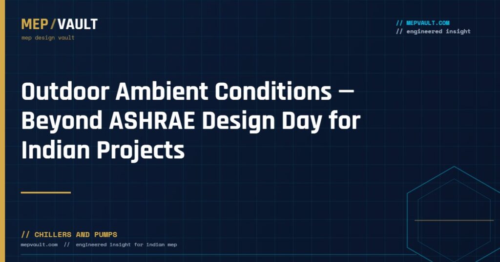 MEPVAULT cover image for "Outdoor Ambient Conditions — Beyond ASHRAE Design Day for Indian Projects"